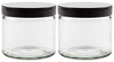 Produktbild von Glasbehälter Set, 2 x 250 ml, mit Schraubdeckel, für Küche und Aufbewahrung