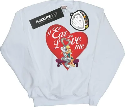 Produktbild von Looney Tunes - "Valentine's Day Love Me" Sweatshirt für Herren BI49093 (4XL) (Weiß)