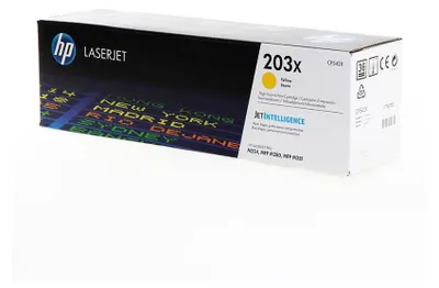 Produktbild von HP Toner CF542X 203X Gelb für maximale Druckleistung