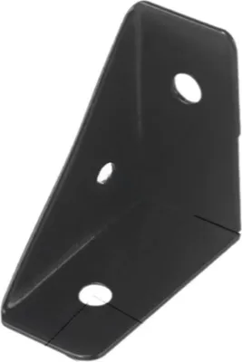 Produktbild von 20 Stück Eckverbinder aus schwarzem Metall für Schreibtisch, Bettkante, Möbelecke, 90 °-Verbindungshalterung