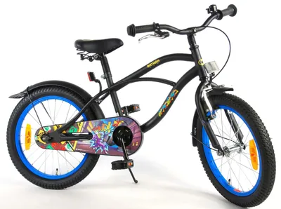 Image de Vélo enfant Volare Gradient - Garçons - 26 pouces - Noir Bleu - 7 vitesses - Prime Collection