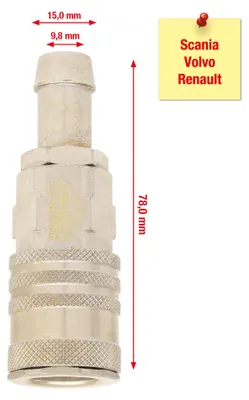 Obrázek produktu pro KS TOOLS Werkzeuge-Maschinen GmbH Kühler-Fuell- Ablassstutzen Scania 340/360 455