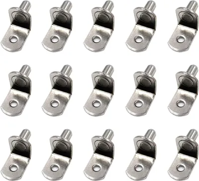 Produktbild von Regalbodenträger 80 Stück 5mm Bodenträger für Einlegeböden Kleiderschrank Metall Einlegeboden Halter für Schränke Bücherregal Küchenschrank Schrankbretter Halter