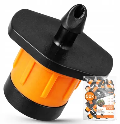 Produktbild von Bradas 50x Regulierbarer Mikrosprinkler 0-80 l/h für Gartenbewässerung