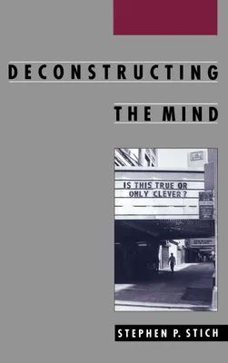 Produktbild von Deconstructing the Mind