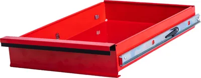 Zdjęcie produktu dla KS TOOLS Szuflada z prowadnicą kulkową do wózka warsztatowego P35, 268x398x65 mm ( 873.5008-R004P )