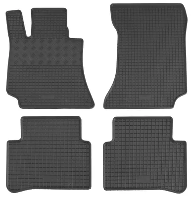 Gummifußmatten Set für Mercedes E-Klasse W212 S212 (2009-2016), 4-teilig