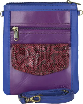Produktbild von Sunsa Kleine Umhängetasche. Leder Damen Schultertasche. Ledertasche 91629