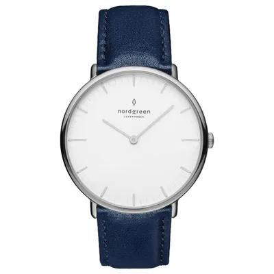 Image de Nordgreen Copenhagen - NR40SILENAXX - Montre Bracelet - Hommes - Quartz - NATIVE