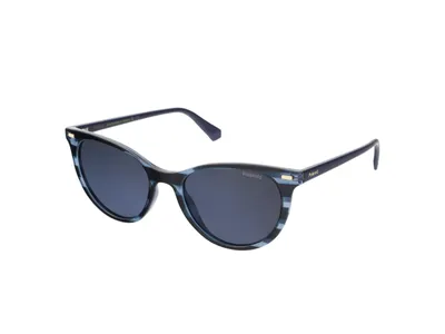 Produktbild von Polaroid PLD 4107/S Blue havana 52/18/145 Damen Sonnenbrillen