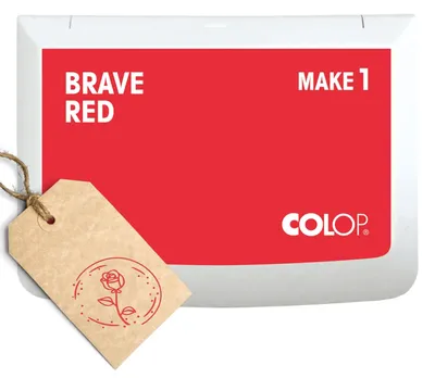 Produktbild von COLOP MAKE1 Stempelkissen brave red retail