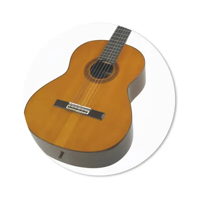 Produktbild von MuchoWow® Mauspad Mousepad Nahaufnahme einer akustischen Gitarre 20x20 cm - Mousepads - Maus Mat - Pad - Mausunterlage - Schreibtischmatte