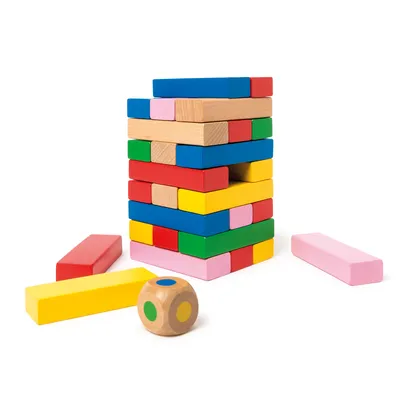 Obrázek produktu pro OXYBUL Jenga - Dřevěné kostky - skládací věž