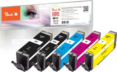Produktbild von Peach Patrone Canon Nr.580XL/581XL MultiPack REM,KOM