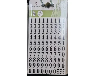 Obrázek produktu pro Samolepky 0-9, 10 mm 170 x 100 mm