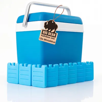 Produktbild von Kühlbox inkl. 12 Kühlakkus 24 Liter Kühlbox mit Akku für bis zu 11 h Kühlung
