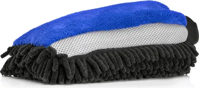 Produktbild von Nuke Guys - 3 Way Wonder - Mikrofaser Waschandschuh blau