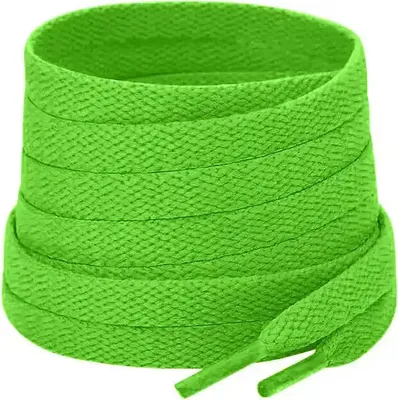 Produktbild von Flache Schnürsenkel - Grün - 100 cm