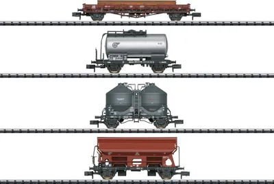 Image de Minitrix 18722 Coffret de wagons de marchandises