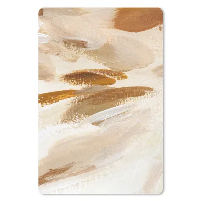 Produktbild von MuchoWow® Mauspad Mousepad Farbe - Malerei - Beige 40x60 cm - Mousepads - Maus Mat - Pad - Mausunterlage - Schreibtisch Accesoire