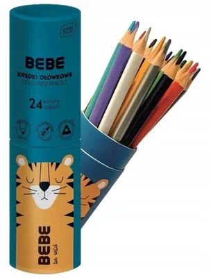 Obrázek produktu pro Barevné tužky v tubě s 24 stálými barvami