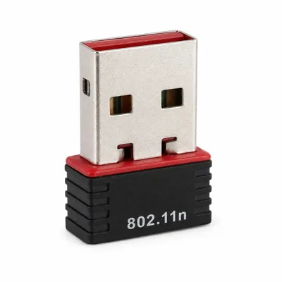 Produktbild von USB WLAN Adapter Stick 150 Mbps – 802.11n WiFi Dongle USB 2.0 Nano Wireless Netzwerkadapter für PC, Laptop, Windows & macOS