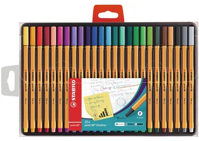 Image de STABILO Fineliner point 88, 25er Kunststoff-Etui