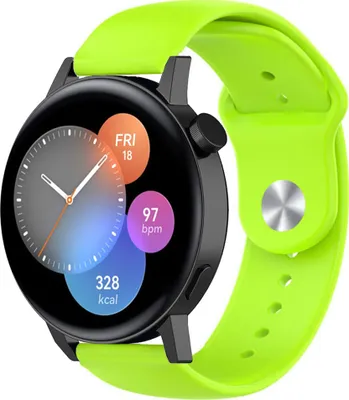 Produktbild von Strap-it Huawei Watch GT 3 42mm Sportarmband (Hellgrün)