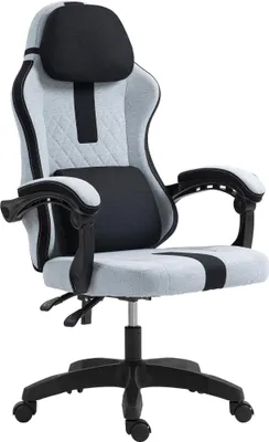 Produktbild von CLP Bürostuhl Miltona Stoffbezug ergonomisch höhenverstellbar gepolstert grau/schwarz