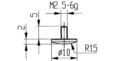 Immagine prodotto di Inserto di misura in acciaio tipo 12/10,0 mm KÄFER