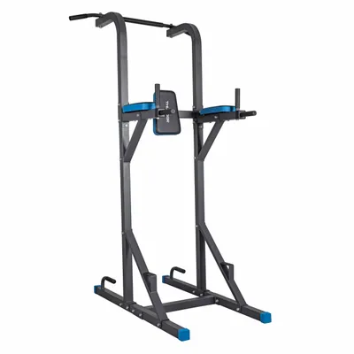 Produktbild von Thunder WINGS Kraftstation, multifunktional, belastbar bis 120 kg, mit Klimmzugstange sowie Arm- und Rückenpolstern, robust für Heimgebrauch & Calisthenics, 30 kg Eigengewicht, rutschfeste Gummikappen, Maße: B 63 x L 126,5 x H 198,5 cm