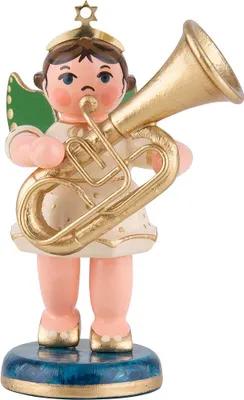 Produktbild von Engel mit Tuba (6,5cm) von Hubrig Volkskunst