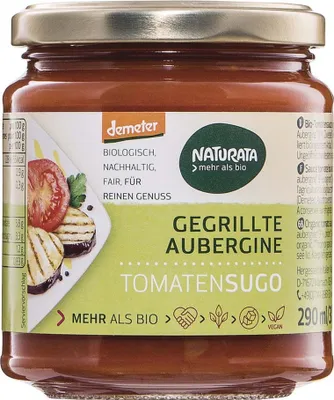 Image de Sugo de tomates - aubergine grillée - 290ml