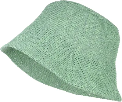 Produktbild von styleBREAKER Damen Papierstroh Sonnenhut | faltbarer Fischerhut | leichter Bucket Hat mit Schweißband | Sommerhut mit Krempe als Sonnenschutz für Outdoor Strand Freizeit