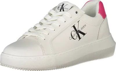 Produktbild von Weiße Damen-Sneaker aus recyceltem Polyester mit Print & Details