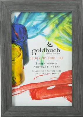 Produktbild von Goldbuch Colour Up Portraitrahmen dunkelgrau für 1 Foto 10x15 cm