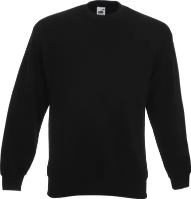 Produktbild von Uni mikina Fruit Of The Loom Premium 70/30, s výstrihom RW3159 (3XL) (čierna)