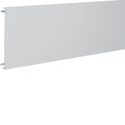 Produktbild von Hager Brüstungskanal-Oberteil zu BR mit Oberteilbreite 120mm aus PVC in lichtgrau, Obere Platte, Hellgrau, Polyvinylchlorid (PVC), 120 mm, 2000 mm