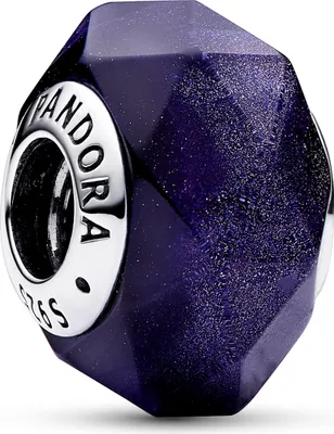 Produktbild von Pandora 792984C00 - Facettiertes blaues Muranoglas - Bedel