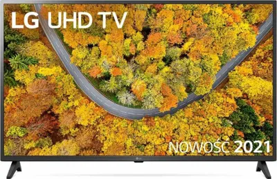 Zdjęcie produktu dla LG 43UP7500, 109,2 cm (43"), 3840 x 2160 px, LED, Smart TV, Wi-Fi, Czarny