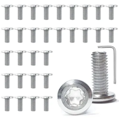 Productafbeelding van Set van 30 Torx Flachkopfschroeven M5x12 mm met inbussleutel