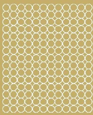 Image de Autocollants ronds, diamètre 1,5 cm, 180 pièces, dorés brillants