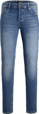 Produktbild von Jack & Jones 12207123, Jeans, Erwachsener, Blau, Baumwolle, Elasthan, Nicht bleichen, Natürliche Trocknung