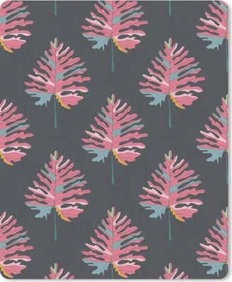 Produktbild von MuchoWow® Mauspad Mousepad Blatt - Baum - Muster - Rosa 19x23 cm - Mousepads - Maus Mat - Pad - Mausunterlage - Mauspads - Spielen