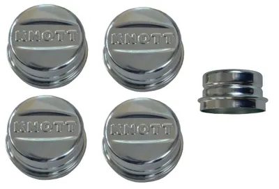 Produktbild von 4 x Knott Radkappe - Fettkappe - Staubkappe Ø 64 mm - Knott Nr. 47151