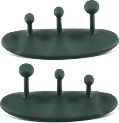 Produktbild von INF Gewichtheben Handflächenschutz Silikon 2er-Set – Rutschfest & Komfortabel Grün
