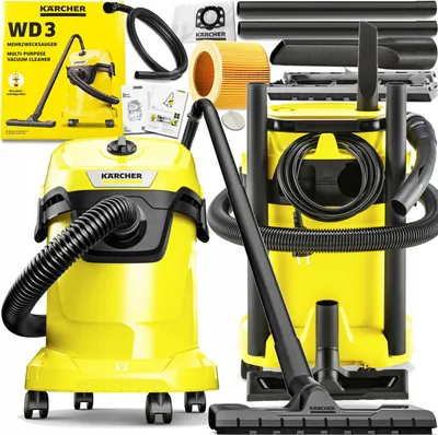 Produktbild von Karcher Staubsauger Wd 3 V-17/4/20 1000W 17L Nass Und Trocken Mit 4M Schlauch