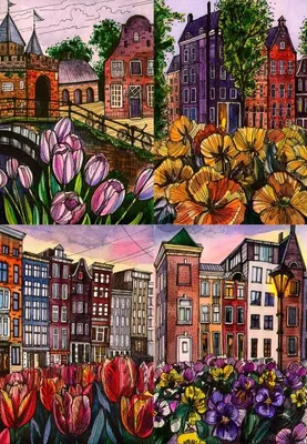 Produktbild von Grafika Puzzle Blumen - 1000 Teile Puzzle Erwachsene Karton
