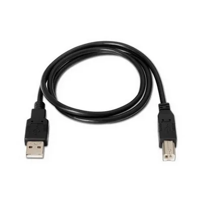 Produktbild von USB 2.0 A zu USB-B-Kabel NANOCABLE 10.01.0105-BK Schwarz (4,5 m)