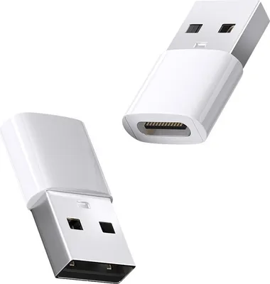 Obrázok produktu pre INF 2-balenie USB C na A adaptéra (ABS plast) pre rýchle nabíjanie a prenos dát